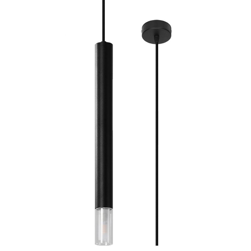 Modern Pendant Lamp - Steel & Glass - G9 - Stylish Design