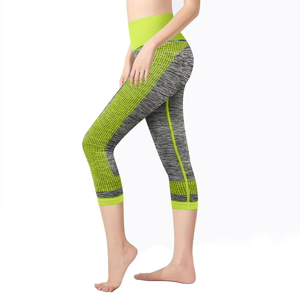 Zodiac Fitness Women Yoga Set Green S - Moisture Wicking - Soft Touch Elastic - Quick Dry