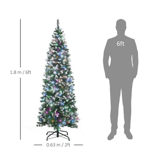 Artificial Christmas Tree - 6ft with LED Lights