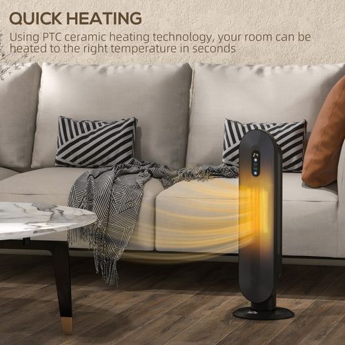 Ceramic Space Heater Tower Heater W/ 45° Oscillation