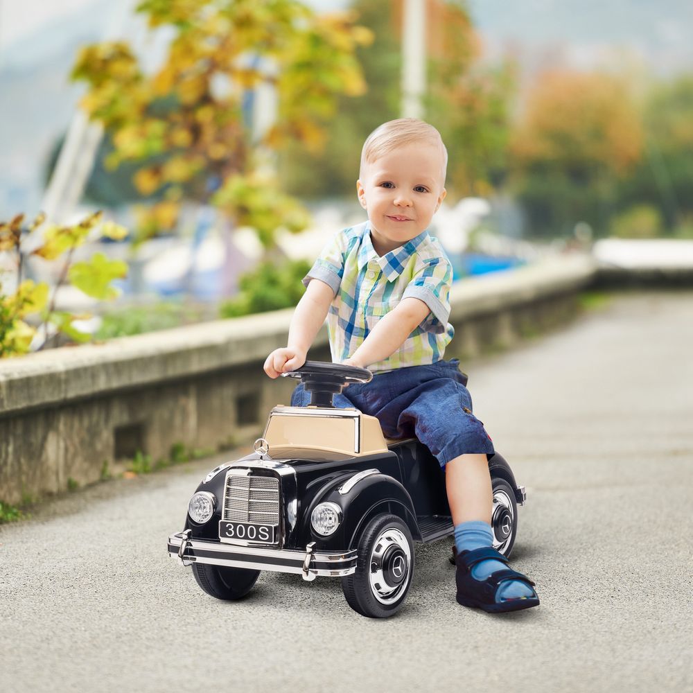 Kids Sliding Car - Licensed Mercedes-Benz 300S - Foot-to-Floor Ride-On