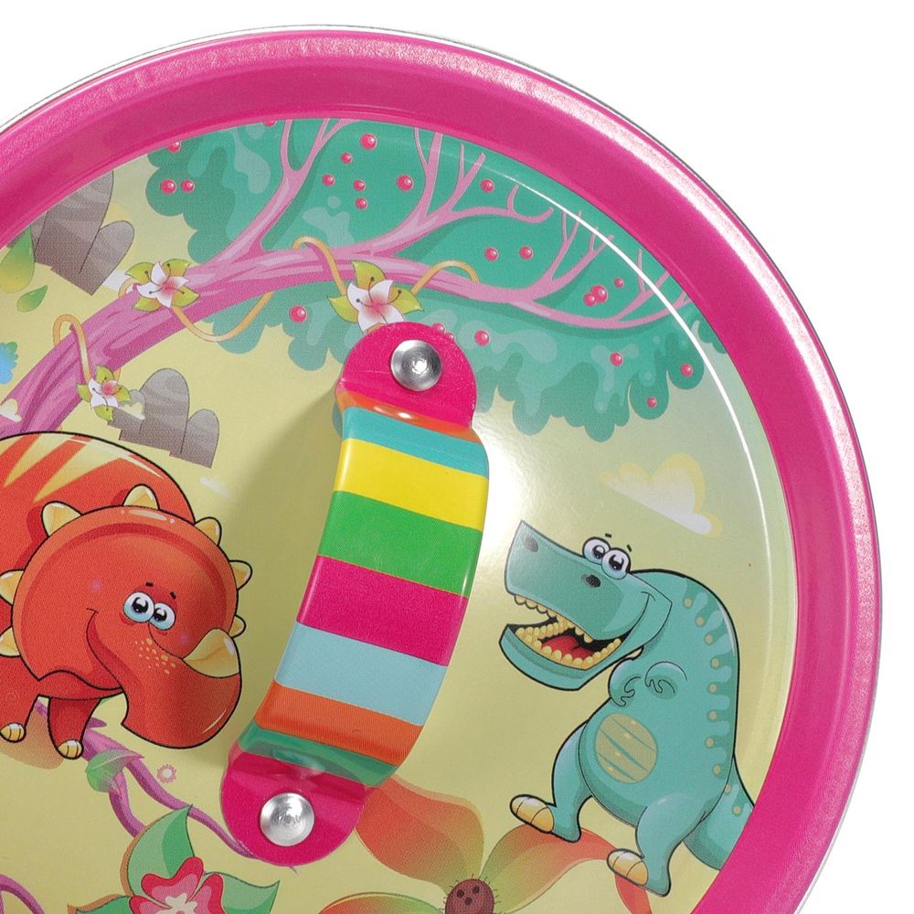 DINO KITCHENWARE SET - Exciting, Colorful, Safe. for Imaginative Play.. 10 Pieces. Best for Little Chefs!