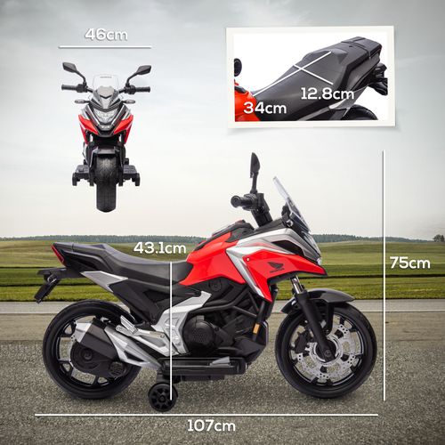 Honda Licensed 12V Kids Electric Motorbike w/ Music Headlights