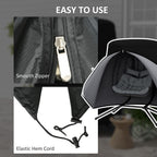 Hanging Egg Chair Cover Garden Swing Chair Cover Waterproof, 196x230cm