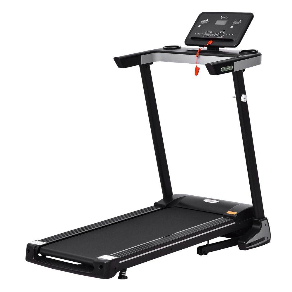 High-Speed Folding Treadmill - 500W Motor, 12km/h, Preset Programs