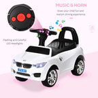 Stylish Red Ride-On Car for Baby & Toddler - Foot to Floor - Anti-Overturning - Under-Seat Storage