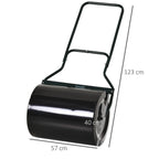 60L Steel Garden Roller - Easy Push & Pull - Fast & Efficient Rolling