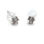 Sterling Silver Diamante Stud Earrings - Ideal Birthday or Christmas Gift