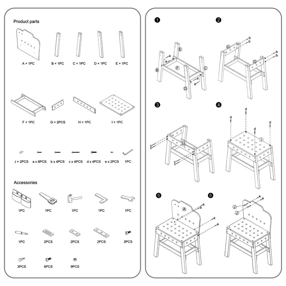 My First Workbench: DIY Toy for Little Builders