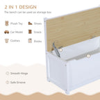 4-Piece Kids Wood Table Set w/ Storage