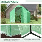 Mini Walk-in Greenhouse with Features Detail