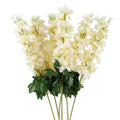 6pk 75cm Cream Delphinium Artificial Stems