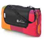 200 x 180cm Folding Picnic Blanket Waterproof & Sandproof Backing - Ideal for Camping & Outdoor Picnic - Rug Mat with Carry Handle