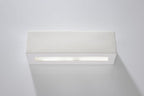 Stylish Ceramic Wall Lamp - Classic Design, LED, Paintable - for Home or Office