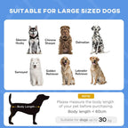 92cm Elevated Dog Bed Cooling Raised Pet Cot UV Protection Canopy Blue