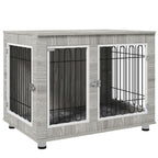 Dog Crate Furniture, Double Door, Soft Cushion - Perfect for All Pets