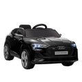 12V Audi E-tron Electric Ride-On Car w/ Remote Control, Lights, Music - Black