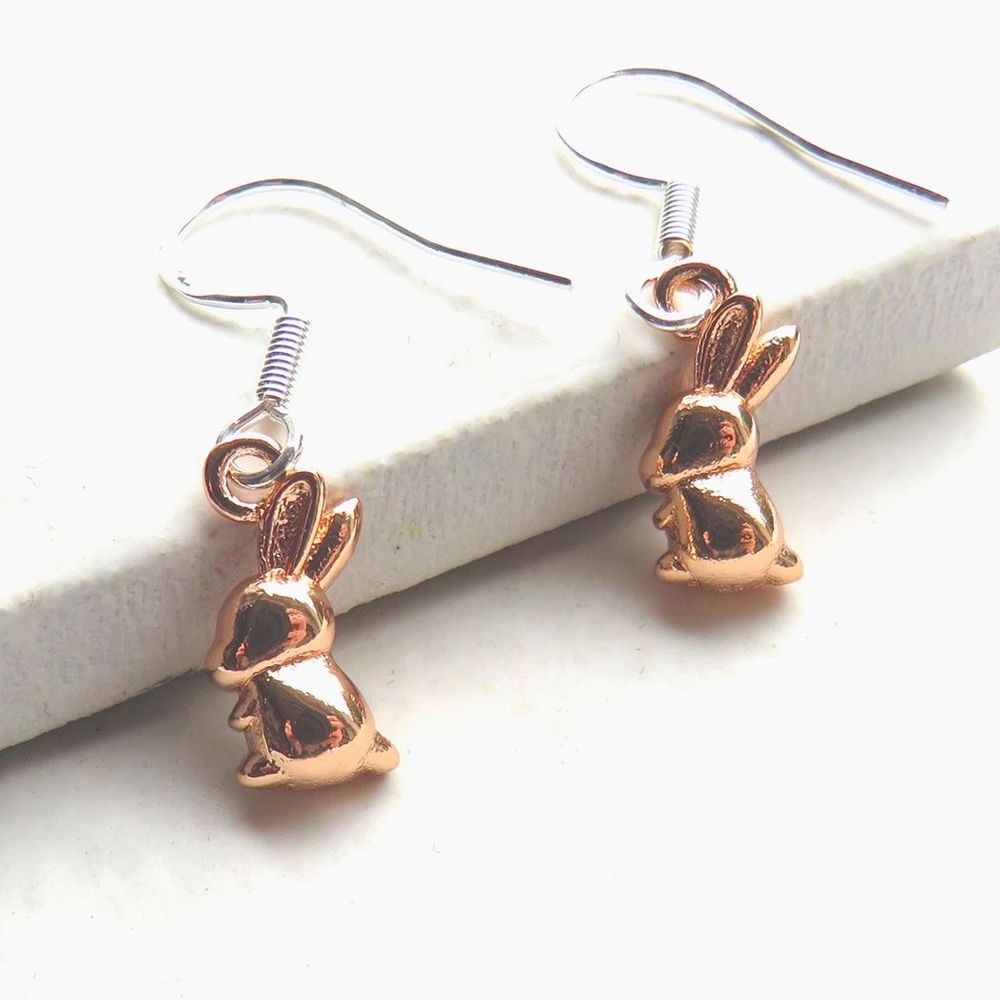 Bunny Rabbit Drop Earrings - Ideal Birthday or Christmas Gift