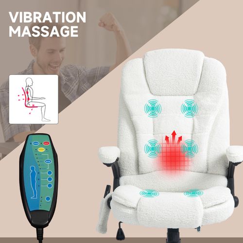 Office Chair w/ Heating Massage Points Relaxing Reclining