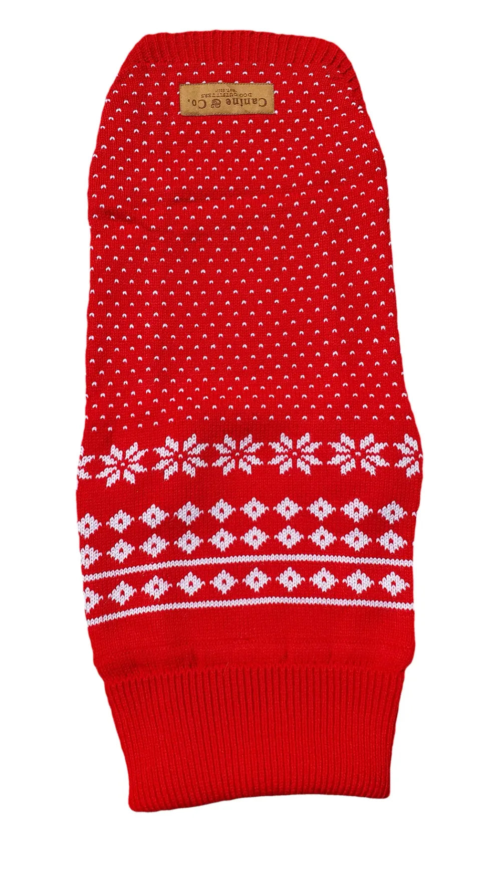 The Bailey Fair Isle - White on Red - Pre-order Now
