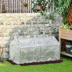 Mini Greenhouse With 2 Windows, Plant Flower Herbs Growing 120cmx60cmx60cm
