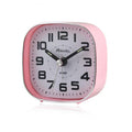 Quartz Alarm Clock - Pink.5 - Compact & Contemporary Bedside Clock