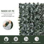 Artificial Leaf Hedge Panel Garden Fence Privacy Screen 1.5m x 3m