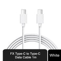 FX Braided USB-C to USB-C Data Cable - Fast Charge, Sync, and Transfer - 1M