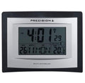 Radio Controlled Wall Desk Clock, Day/date, Temperature Digital Display Alarm Clock Precision
