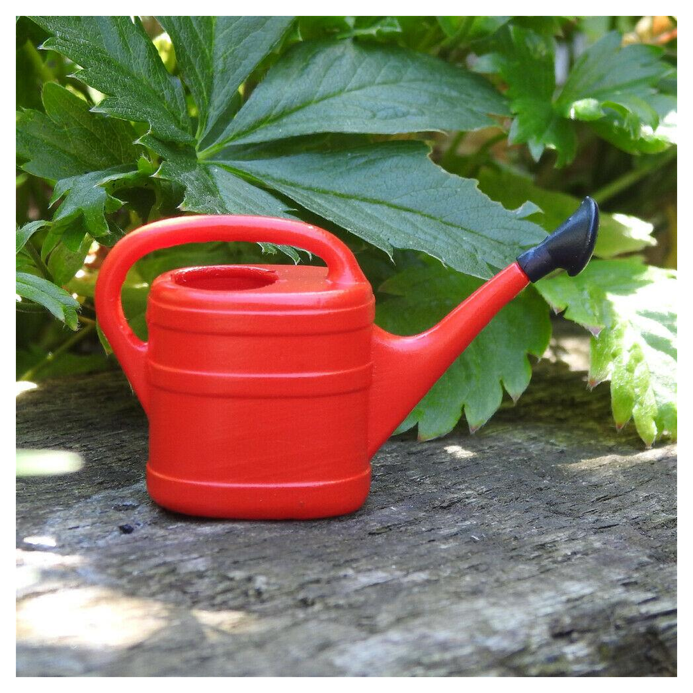 Whitefurze G28WC 6L Watering Can - Red - Multipurpose, Modern Design, Easy to Pour - Gardening Tool