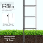 Outdoor Garden Arch, Metal Garden Arbor for Climbing Plants