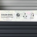 Steel Raised Bed Planter Box - 120x60cm - Modular Design - Ideal for Vegetables & Flowers