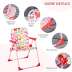 Kids Outdoor Bistro Table and Chair Set Butterfly Pattern Garden Patio Backyard with Removable & Height Adjustable Parasol