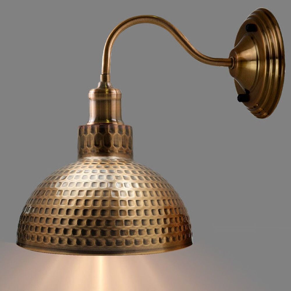 Retro Copper Wall Lights & Lamps - Antique Brass & Copper Sconces ~3678