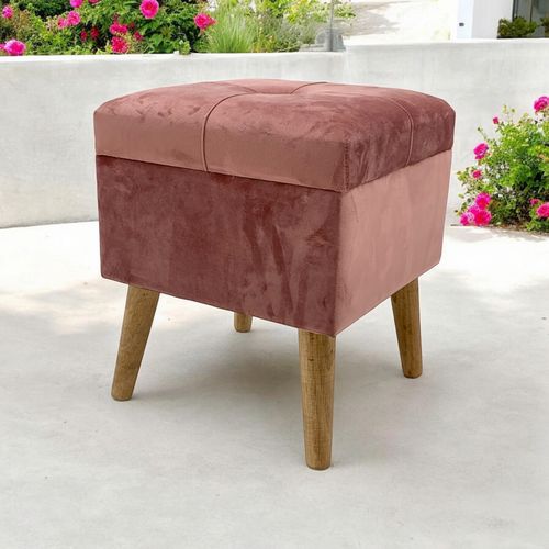 Pink Wooden Trunk