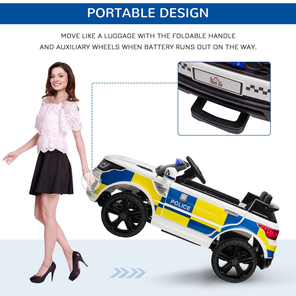12V Kid Electric Ride On Car w/ Remote Siren Bluetooth 3-6 Years
