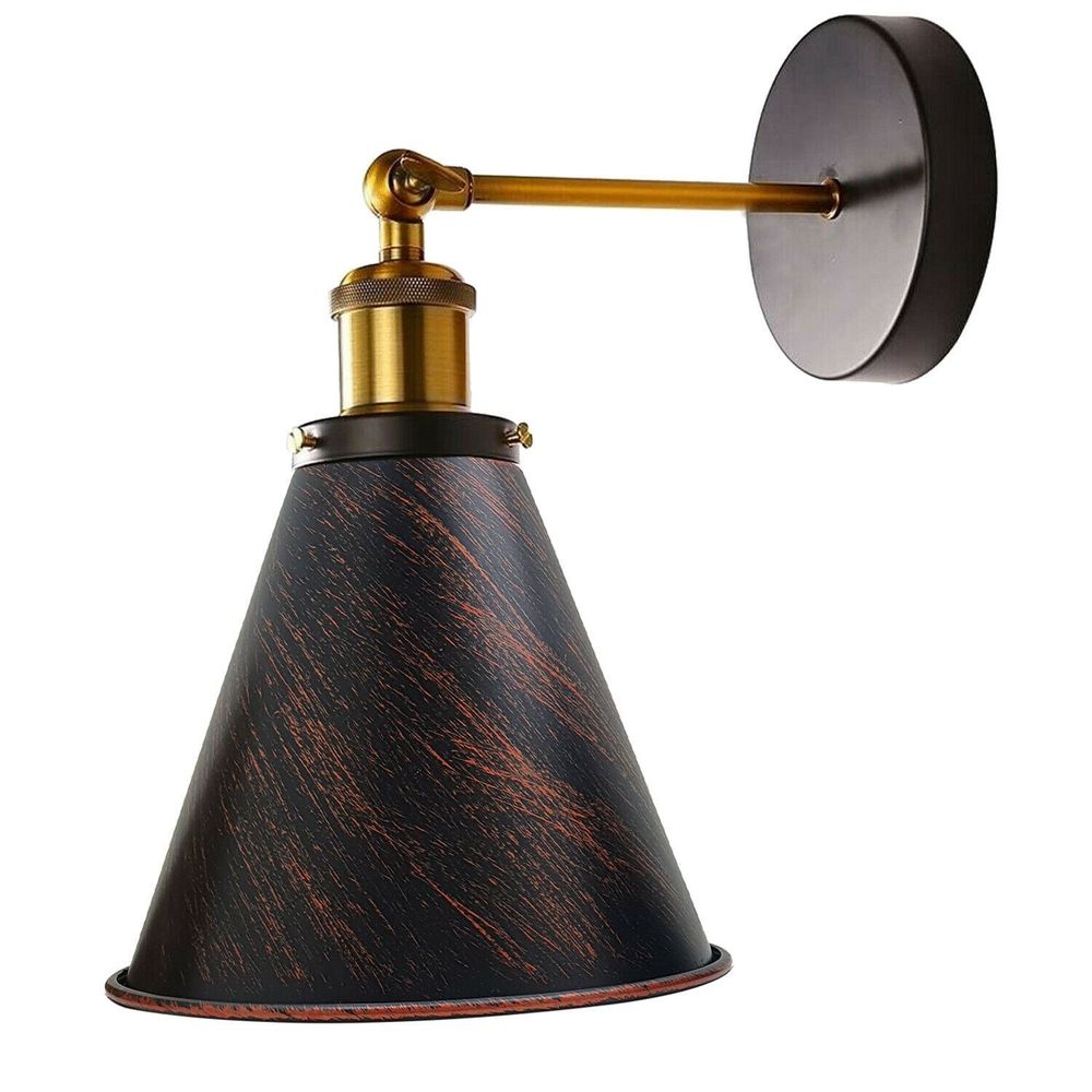 Brass Kitchen Wall Lighting~1173 Rustic Red Without Bulb
