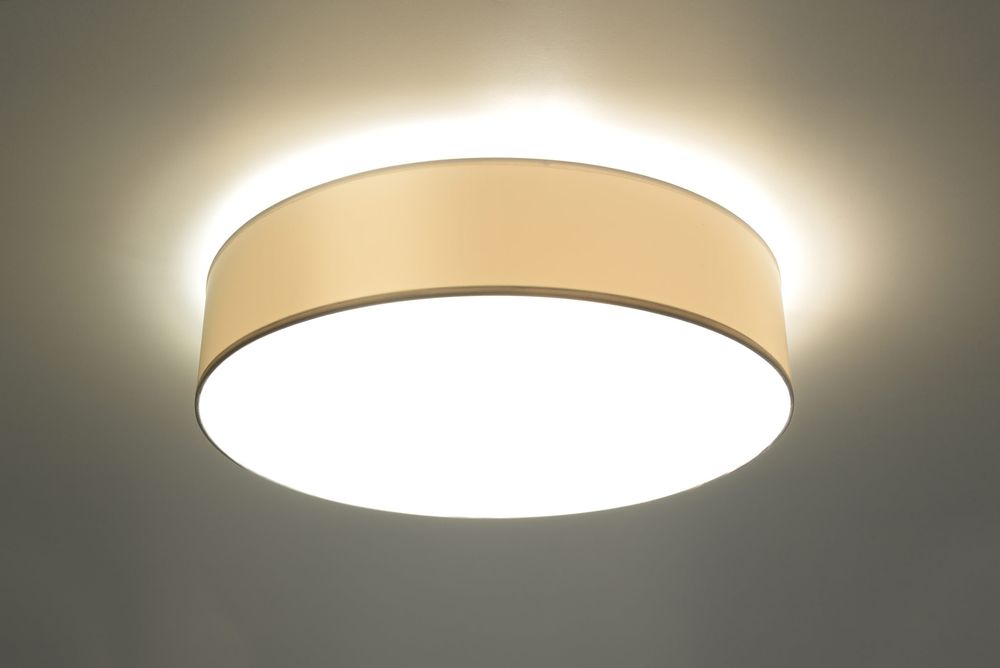 White LED Ceiling Lamp - Arena 45: Loft Design, E27 LED, Construction