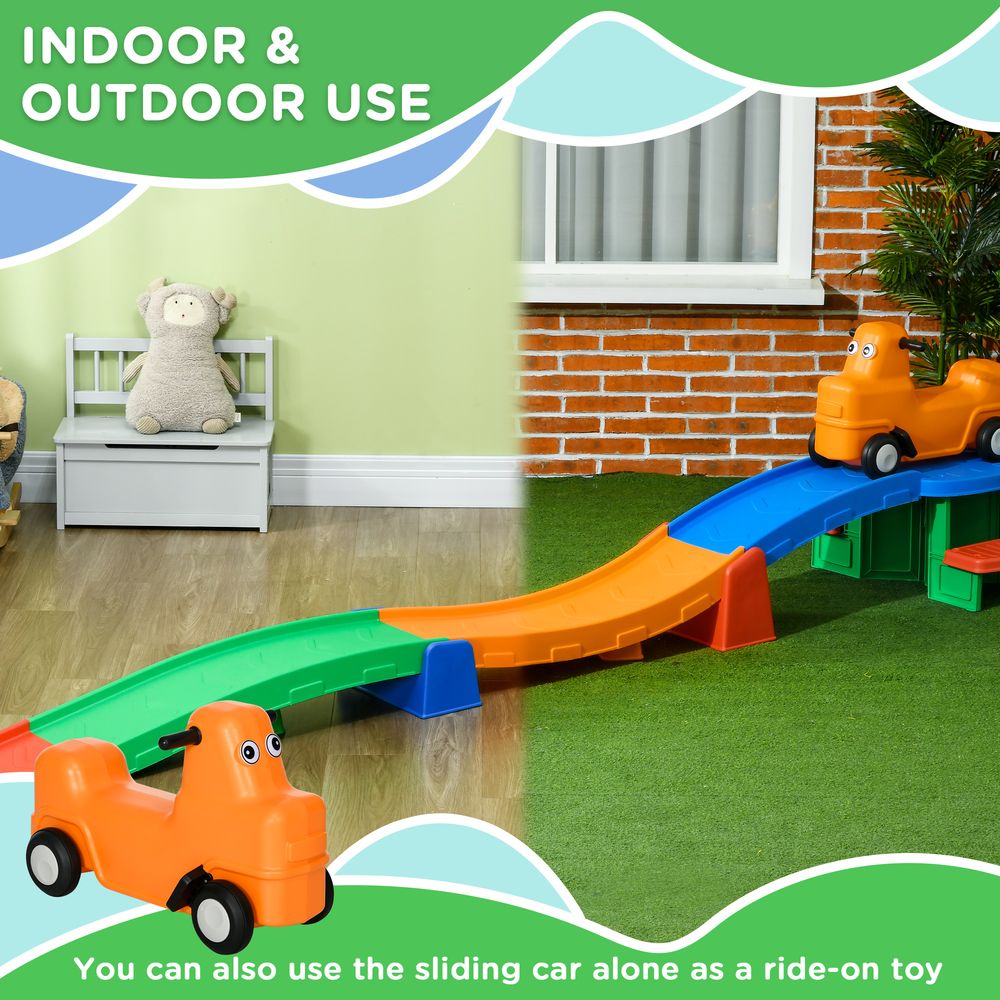Kids Rollercoaster: 3(m) Up/Down, Non-Slip Steps, Ages 2-5. !