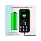 Blue Dual SIM Mobile with USB Cable