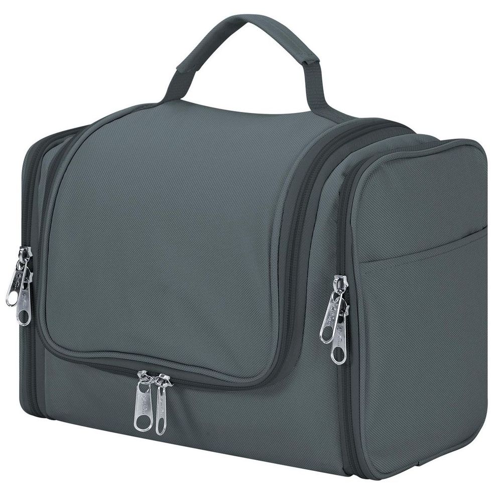 TOILETRY BAG - D.GREY - Travel Organizer with Multiple Compartments and Practical Design