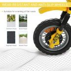 Electric Ride-On Motorcycle for Kids - Yellow, 25kg Max Load, 25W Motor, 2.5km/h Speed, 45min Playtime
