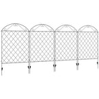 Elegant Garden Fence Panels, Animal Barrier & Flower Bed Border Edging - !