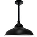 Modern Industrial Metal Curved Lampshade Ceiling Light Black Flush Mount Lighting Indoor Light Without Bulb