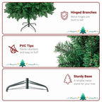 6FT Christmas Tree with 550 Branches PVC Artificial