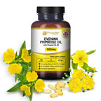 Evening Primrose Oil Softgels - 2000mg with Vitamins E and B6, 60 Vegan Softgels