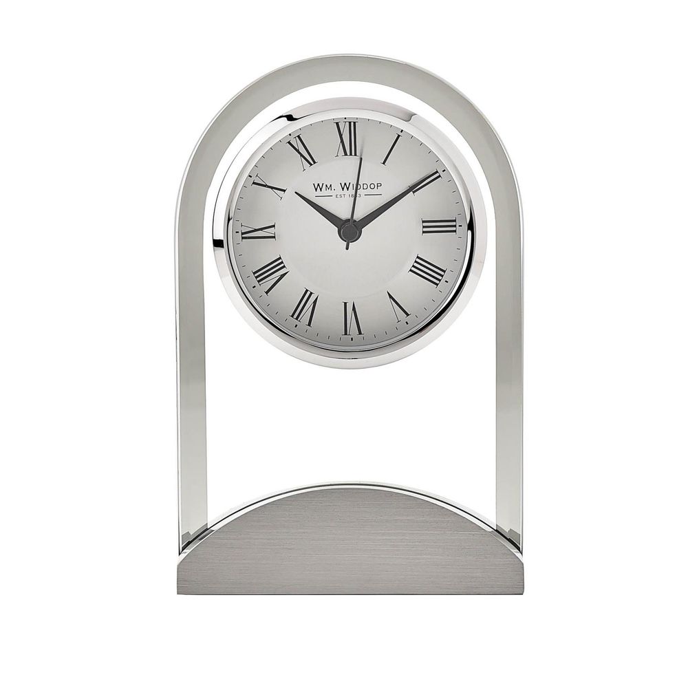 Stunning Wm.Widdop Glass Panel Mantel Clock -!