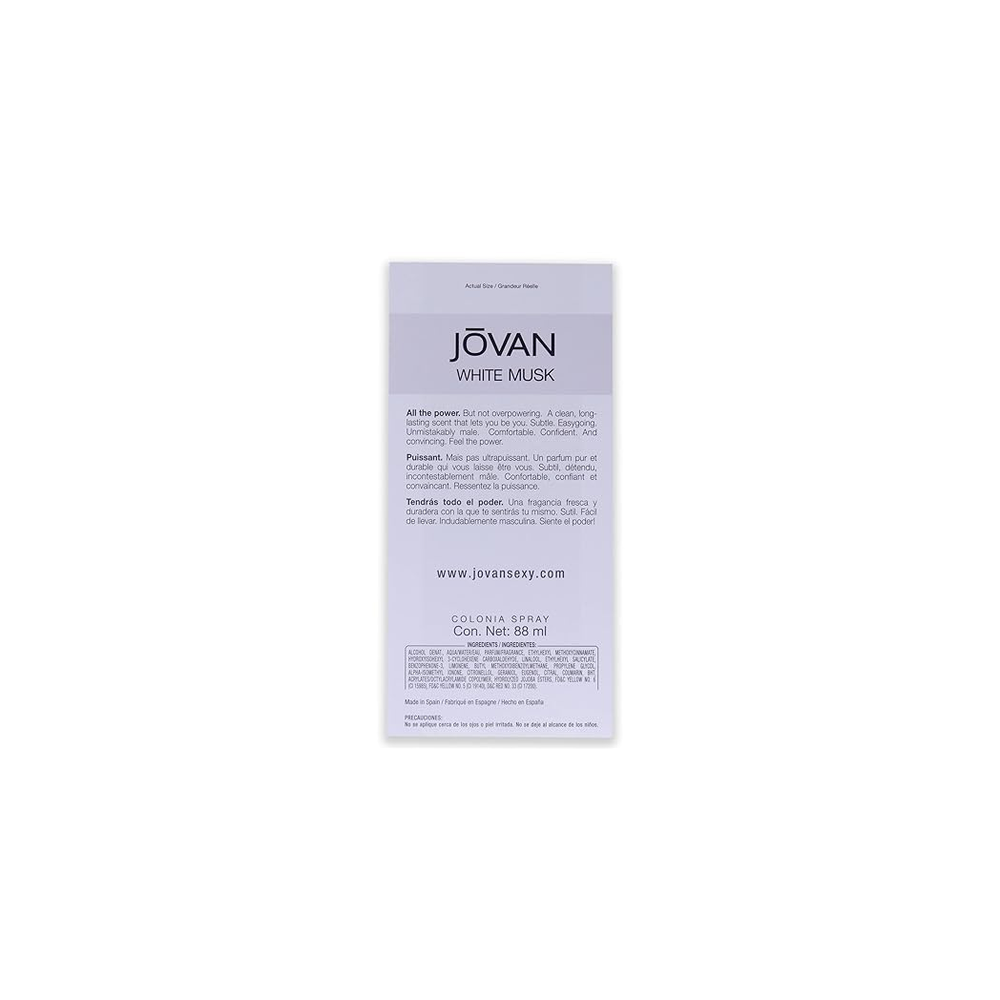 Jovan White Musk Cologne Spray 88ml