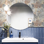 Abstract Texture Copper Navy wallpaper