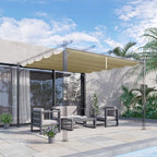 Pergola Shade Cover Replacement Canopy for 4 x 3(m) Pergola, Beige